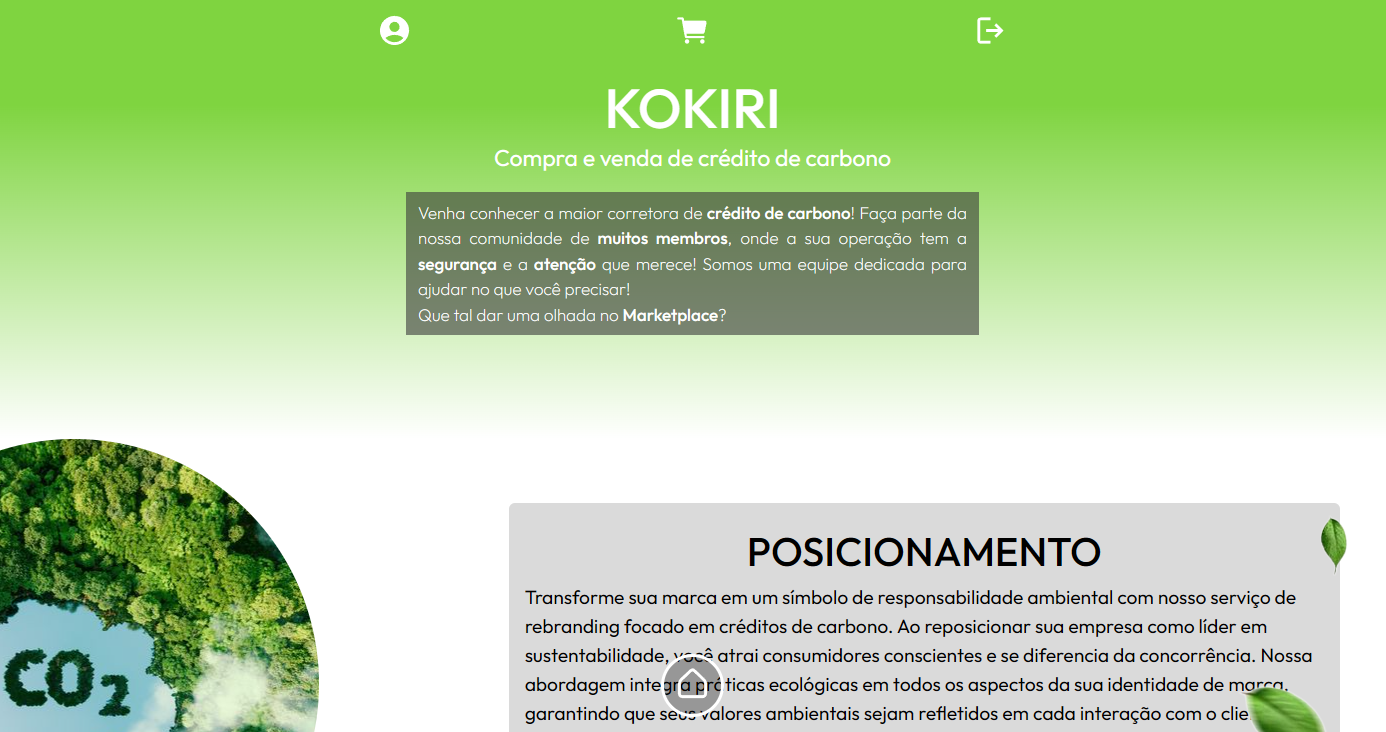 Kokiri - Soluções para crédito de carbono
